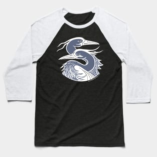 Great Blue Herons Baseball T-Shirt